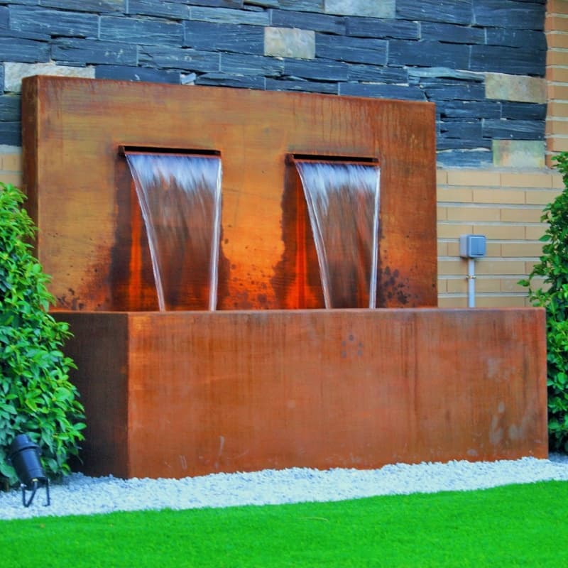 <h3>Corten Steel Fountains: Where Nature and Design Converge--AHL </h3>
